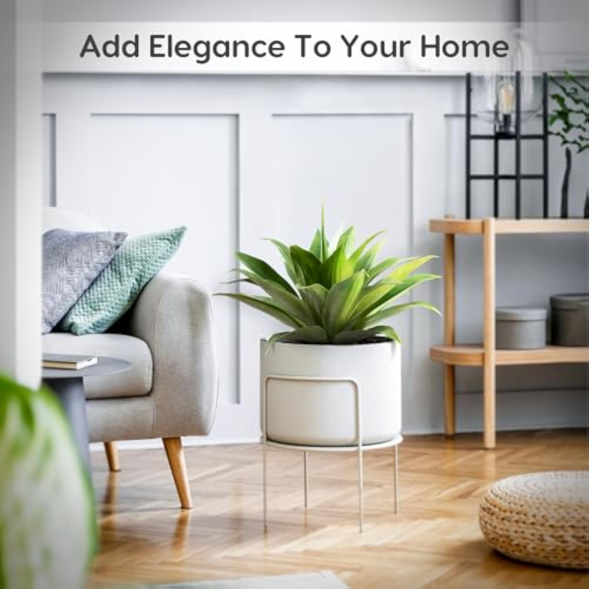 Artificial Agave Plant Set, 18 Inch Faux Aesthetic Plants